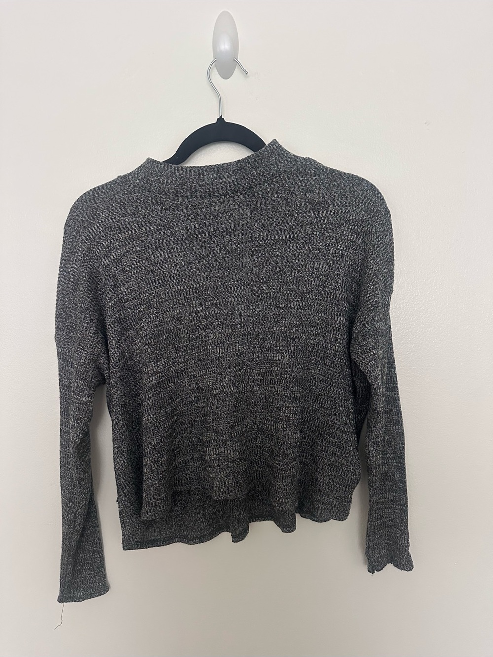 H&M Cozy Women's Gray Mockneck Sweater